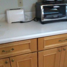 Input view B: kitchen counter with toaster